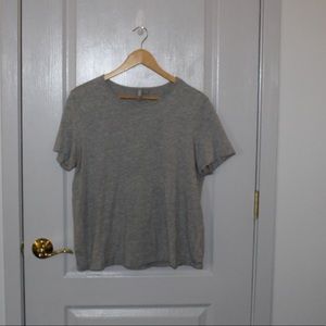 ASOS GRAY SHORT SLEEVE TOP